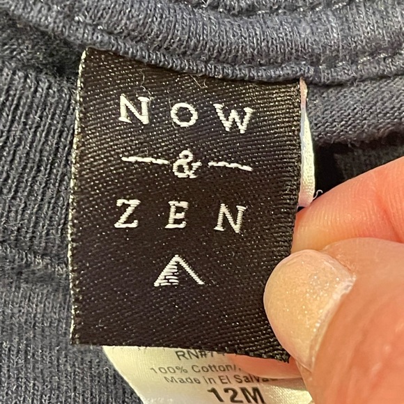 Now and Zen  Infant size 6months  Hello my name is trouble “sticker” (words) - Picture 3 of 4